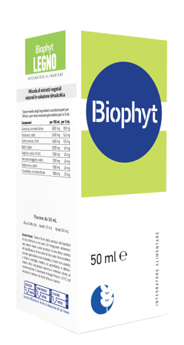BIOPHYT LEGNO 50 ML SOLUZIONE IDROALCOLICA - Antica Farmacia Ferrari
