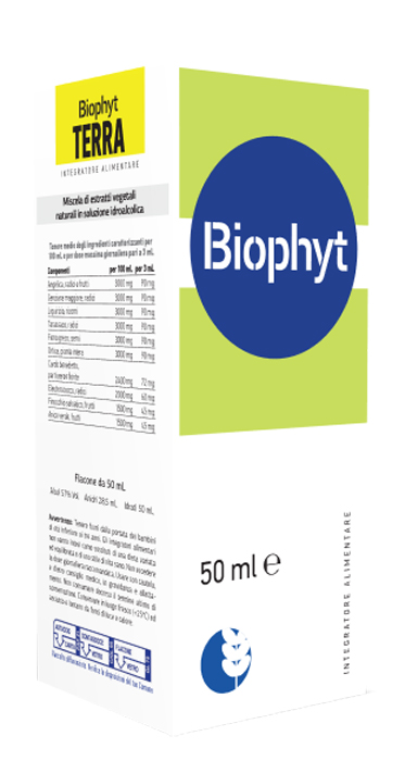 BIOPHYT TERRA 50 ML SOLUZIONE IDROALCOLICA - Antica Farmacia Ferrari
