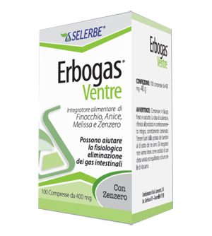 ERBOGAS VENTRE 100 COMPRESSE - Antica Farmacia Ferrari