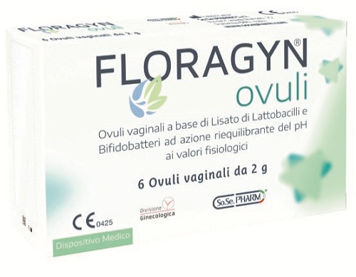 OVULI VAGINALI A BASE DI LATTOBACILLI LISATI FLORAGYN OVULI 12G 6 PEZZI - Antica Farmacia Ferrari
