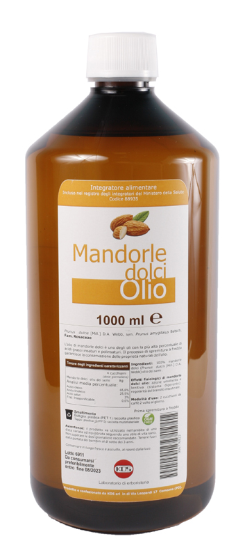 MANDORLE DOLCI OLIO 1000 ML - Antica Farmacia Ferrari