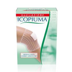 BENDA ICOPIUMA A COMPRESSIONE FISIOLOGICA PER GAMBA E GINOCCHIO CAL 5 1 PEZZO - Antica Farmacia Ferrari