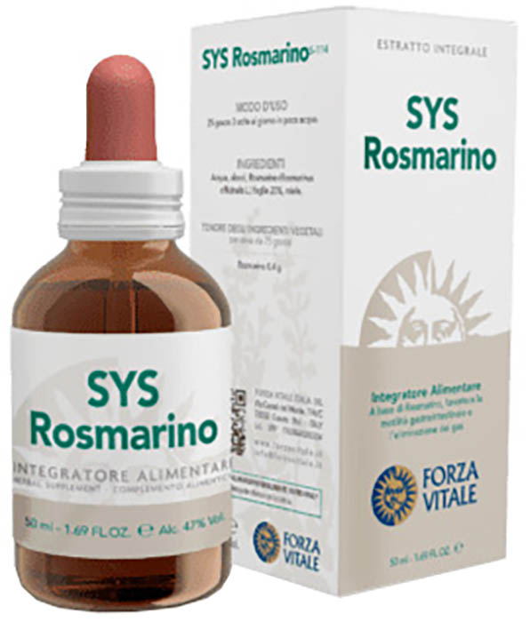 SYS ROSMARINO GOCCE 50 ML - Antica Farmacia Ferrari