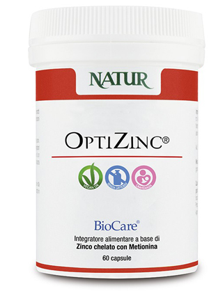 OPTIZINC 60 CAPSULE VEGETALI 379 MG - Antica Farmacia Ferrari