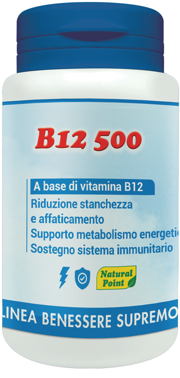 B12 500 CIANOCOBALAMINA 100 CAPSULE VEGETALI - Antica Farmacia Ferrari