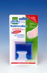 RADDRIZZA ALLUCE IN GEL DI SILICONE BIANCO SEMITRASPARENTE SAGOMATA PER PROTEGGERE E RIALLINEARE L'ALLUCE EVITANDO LO SFREGAMENTO FRA IL PRIMO E IL SECONDO DITO IGIENEPIEDE 1 PEZZO - Antica Farmacia Ferrari