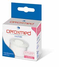 CEROTTO ADESIVO IN ROCCHETTO CEROXMED IN TESSUTO NON TESSUTO AERATO IPOALLERGENICO BIANCO 500X2,5 CM 1 PEZZO - Antica Farmacia Ferrari