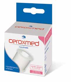 CEROTTO ADESIVO IN ROCCHETTO CEROXMED IN TESSUTO NON TESSUTO AERATO IPOALLERGENICO BIANCO 500X5 CM 1 PEZZO - Antica Farmacia Ferrari