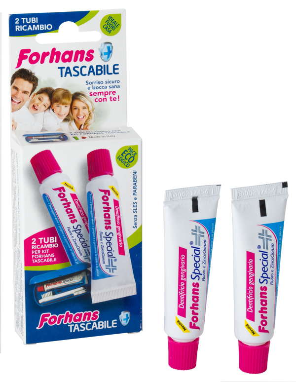FORHANS SP DENTIF RIC 2TUBI - Antica Farmacia Ferrari