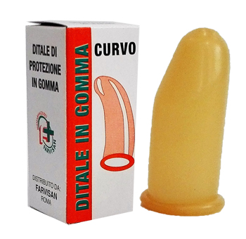 DITALE IN GOMMA CURVO 3 - Antica Farmacia Ferrari