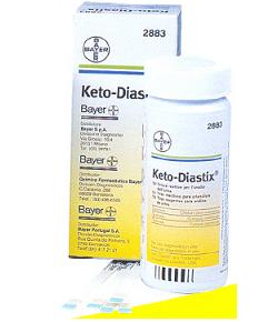 STRISCE MISURAZIONE GLICOSURIA E CHETONURIA KETODIASTIX 50 PEZZI - Antica Farmacia Ferrari
