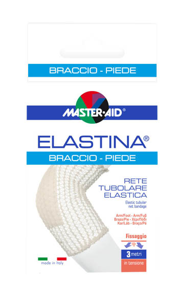 RETE TUBOLARE ELASTICA IPOALLERGENICA MASTER-AID ELASTINA BRACCIO/PIEDE 3 MT IN TENSIONE CALIBRO 4 CM - Antica Farmacia Ferrari