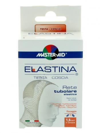 RETE TUBOLARE ELASTICA IPOALLERGENICA MASTER-AID ELASTINA TESTA/COSCIA 1,5 MT IN TENSIONE CALIBRO 6 CM - Antica Farmacia Ferrari