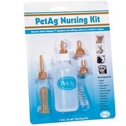NURSING KIT BIBERON DA 60ML PER ANIMALI + TETTARELLE VARIE MISURE + SCOVOLINO PER PULIZIA - Antica Farmacia Ferrari
