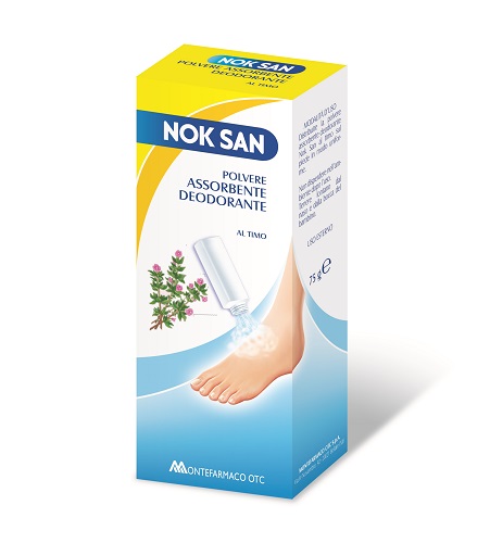 NOK SAN POLVERE ASSORBENTE DEODORANTE 75 G - Antica Farmacia Ferrari