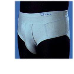 ORIONE 515 CINTOSLIP ERNIARIO UOMO APERTO CON PELOTTE IN COTONE BIANCO 4 - Antica Farmacia Ferrari