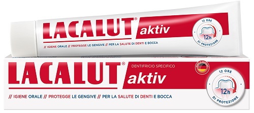 LACALUT AKTIV DENTIFRICIO 75 ML - Antica Farmacia Ferrari