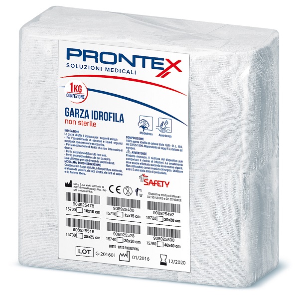 PRONTEX GARZA 20X20CM 1KG - Antica Farmacia Ferrari