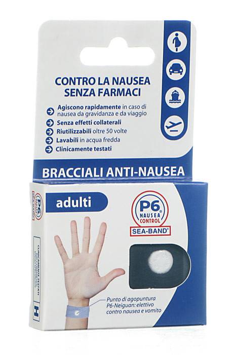 BRACCIALE ANTI NAUSEA PER ADULTI P6 NAUSEA CONTROL 2 PEZZI - Antica Farmacia Ferrari
