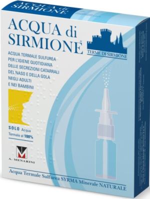 ACQUA SIRMIONE MINERALE NATURALE 6 FIALE 15 ML - Antica Farmacia Ferrari