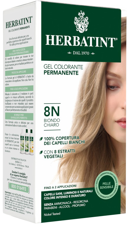 HERBATINT 8N BIONDO CHIARO 150 ML - Antica Farmacia Ferrari