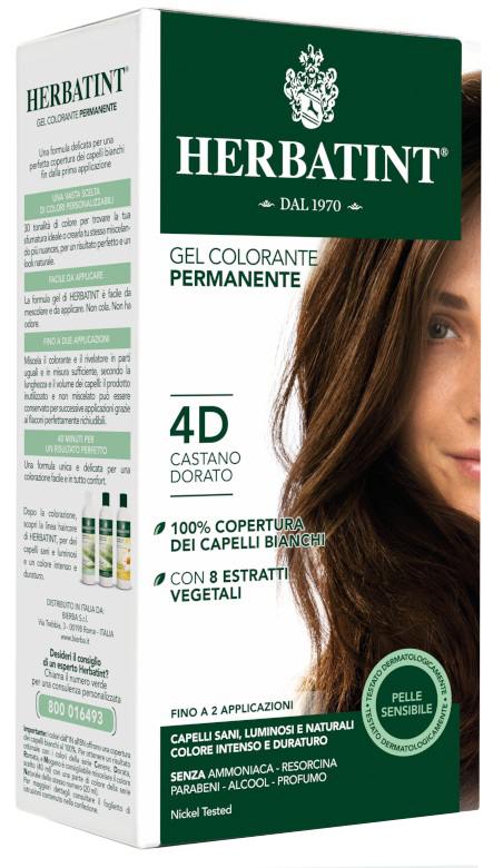 HERBATINT 4D CASTANO DORATO 150 ML - Antica Farmacia Ferrari