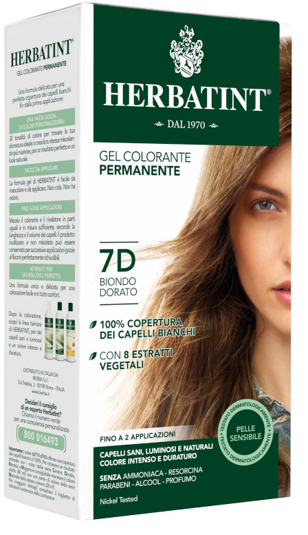 HERBATINT 7D BIONDO DORATO 150 ML - Antica Farmacia Ferrari