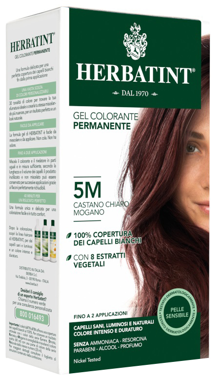 HERBATINT 5M CASTANO CHIARO MOGANO 150 ML - Antica Farmacia Ferrari