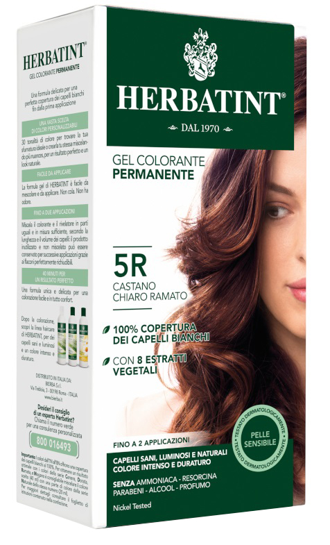 HERBATINT 5R CASTANO CHIARO RAMATO 150 ML - Antica Farmacia Ferrari