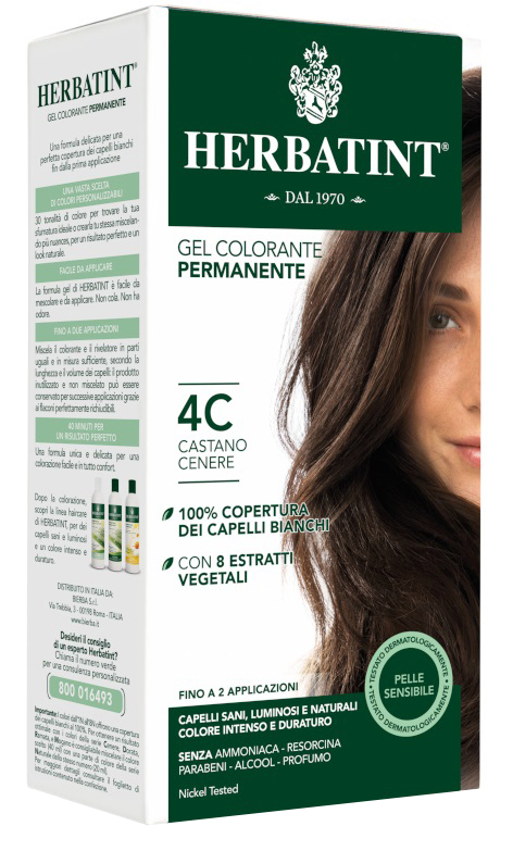 HERBATINT 4C CASTANO CENERE 150 ML - Antica Farmacia Ferrari