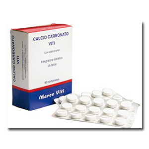 CALCIO CARBONATO VITI 60 COMPRESSE - Antica Farmacia Ferrari