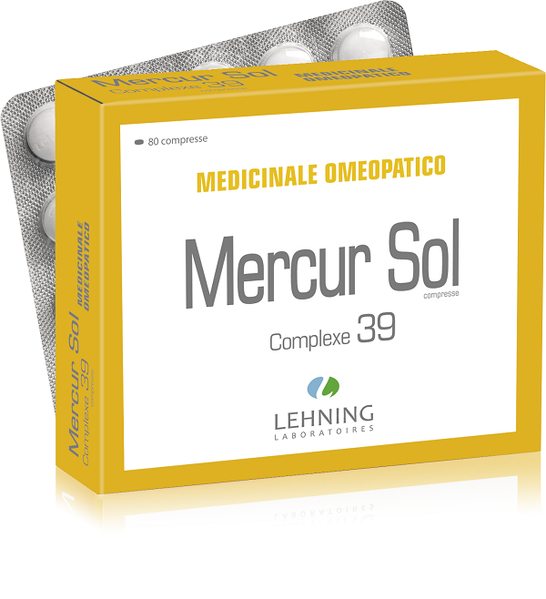 LEHNING 39 MERCURIUS SOL COMP 80 COMPRESSE - Antica Farmacia Ferrari