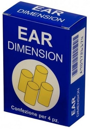 EAR DIMENSION TAPPO AURICOLARE IN SPUGNA 4 PEZZI - Antica Farmacia Ferrari