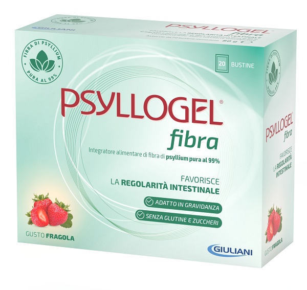 PSYLLOGEL FIBRA FRAGOLA 20 BUSTINE - Antica Farmacia Ferrari