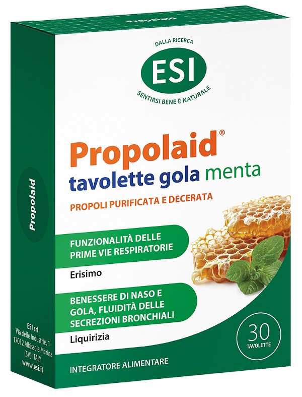 ESI PROPOLAID PROPOLGOLA MENTA 30 TAVOLETTE - Antica Farmacia Ferrari