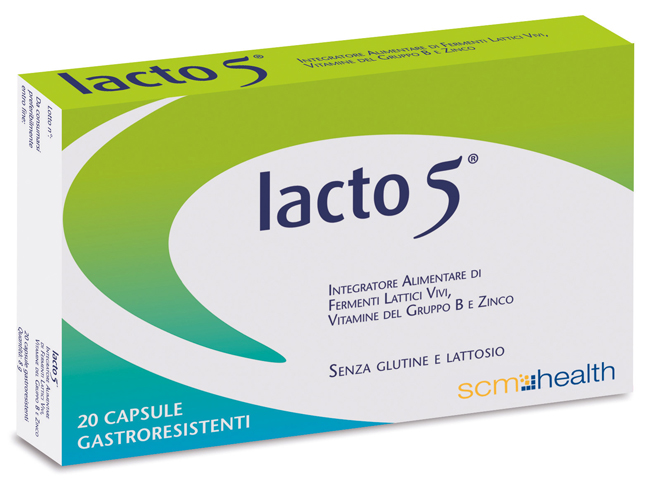 LACTO 5 20 CAPSULE - Antica Farmacia Ferrari