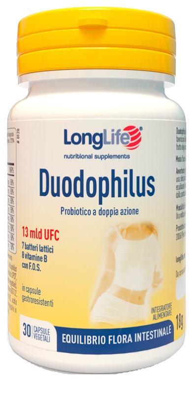 LONGLIFE DUODOPHILUS 30 CAPSULE VEGETALI - Antica Farmacia Ferrari