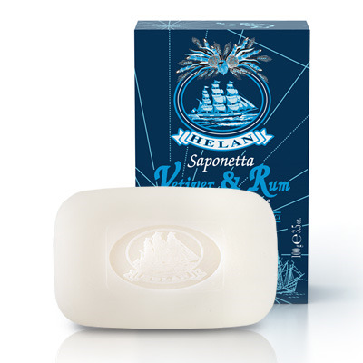 VETIVER & RUM SAPONETTA PROFUMATA 100 G - Antica Farmacia Ferrari