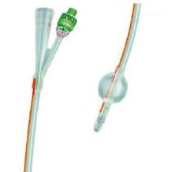 CATETERE FOLEY IN SILICONE TRASPARENTE A 2 VIE CON PALLONCINO 5-10ML DIAMETRO CH18 6,00MM LUNGHEZZA 40CM - Antica Farmacia Ferrari