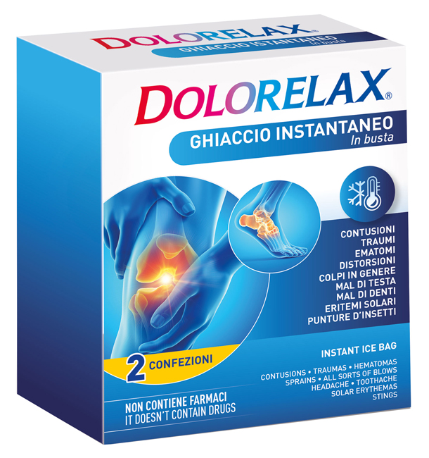 DOLORELAX ICE BAG GHIACCIO BUSTA 2 PEZZI - Antica Farmacia Ferrari