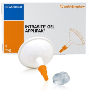 MEDICAZIONE A BASE DI IDROGEL AMORFO PER LO SBRIGLIAMENTO DEL TESSUTO NECROTICO CONFEZIONE CON APPLICATORE APPLIPAK 8G 10 PEZZI - Antica Farmacia Ferrari