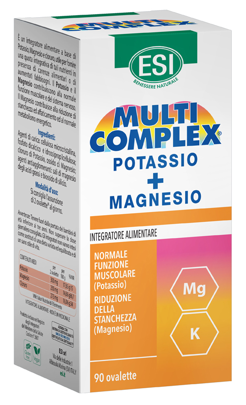 ESI MULTICOMPLEX POTASSIO MG 90 OVALETTE - Antica Farmacia Ferrari