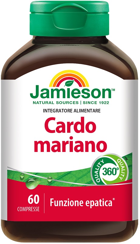 CARDO MARIANO MILK THISTLE JAMIESON 60 COMPRESSE - Antica Farmacia Ferrari