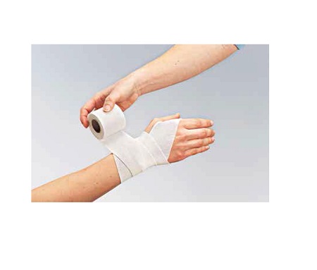 BENDA ELASTICA MEDICATA AUTOADESIVA FORTELAST PLUS CON OSSIDO DI ZINCO 10X450 CM - Antica Farmacia Ferrari