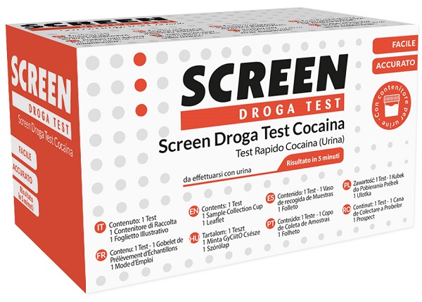 DROGA TEST CHE RILEVA UNA SOSTANZA COCAINA SCREEN DROGA TEST COCAINA - Antica Farmacia Ferrari