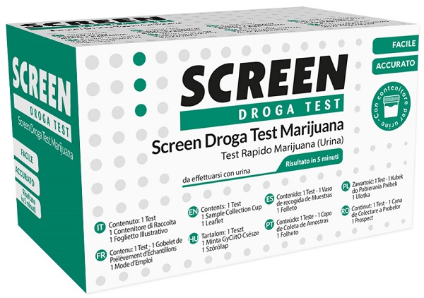 DROGA TEST CHE RILEVA UNA SOSTANZA MARIJUANA THC SCREEN DROGA TEST MARIJUANA - Antica Farmacia Ferrari