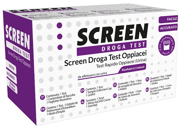 DROGA TEST CHE RILEVA UNA SOSTANZA OPPIACEI EROINA SCREEN DROGA TEST OPPIACEI - Antica Farmacia Ferrari