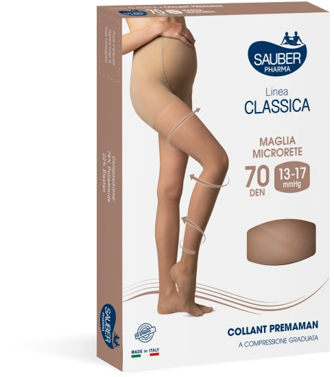 SAUBER COLLANT 70 DENARI PREMAMAN MAGLIA MICRORETE NEUTRO BEIGE 3 LINEA CLASSICA - Antica Farmacia Ferrari