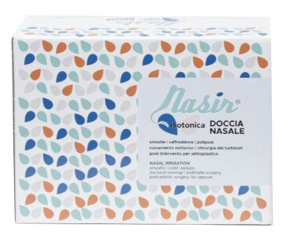 SOLUZIONE FISIOLOGICA ISOTONICA STERILE NASIR IN SCATOLA CON10 SACCHE VERSIONE LUER LOCK DA 250ML - Antica Farmacia Ferrari