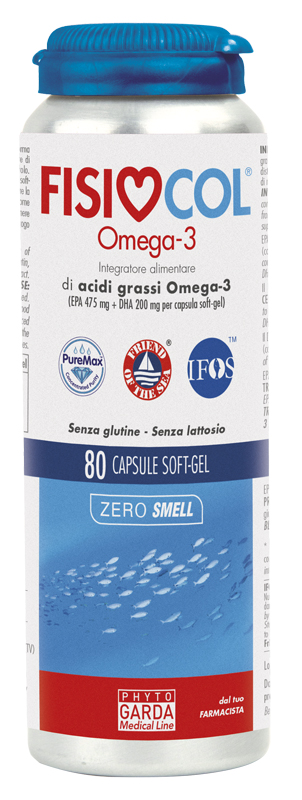 FISIOCOL OMEGA 3 80 CAPSULE - Antica Farmacia Ferrari